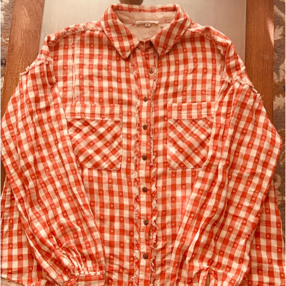 Gingham Women’s Shirt- Size L